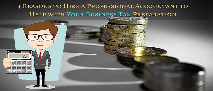  4 Reasons to Hire a Professional Accountant to Help with Your Business Tax Preparation